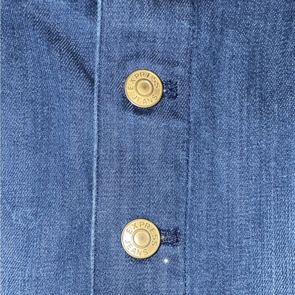 Express Button-Front Mini Skirt - Picture 4 of 8